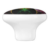 Carnaval Abstrakt Art Keramikknauf (Seitenansicht)