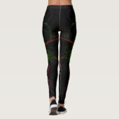 Carnaval Abstrakt Art Leggings (Rückseite)