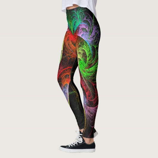 Carnaval Abstrakt Art Leggings (Links)