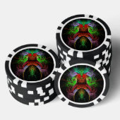 Carnaval Abstrakt Art Pokerchips (Stapel)