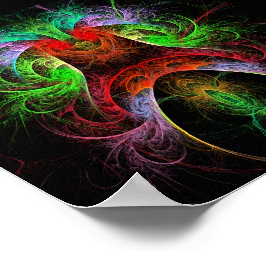 Carnaval Abstrakt Art Poster (Ecke)