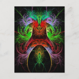 Carnaval Abstrakt Art Postkarte