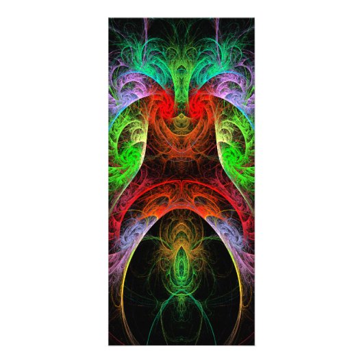 Carnaval Abstrakt Art Rack Card Werbekarte (Vorne)