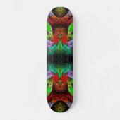 Carnaval Abstrakt Art Skateboard (Vorderseite)