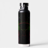 Carnaval Abstrakt Art Trinkflasche (Rechts)