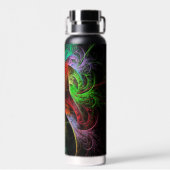 Carnaval Abstrakt Art Trinkflasche (Rückseite)