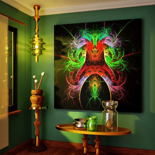 Carnaval Abstrakt Art Wrapped Canvas Print Leinwanddruck