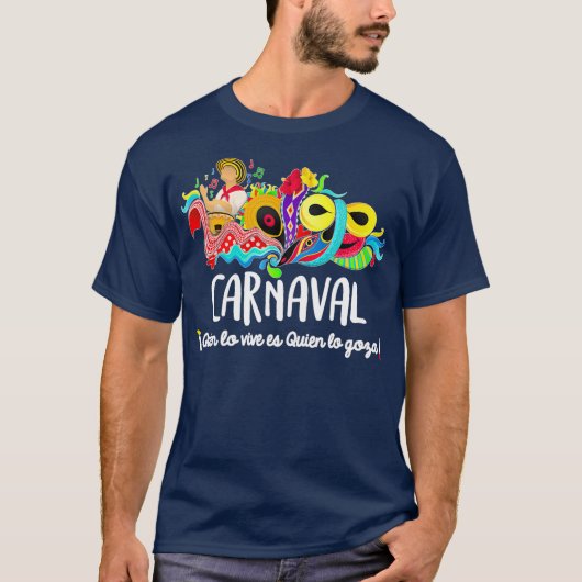 Carnaval de Barranquilla Marimonda T-Shirt (Vorderseite)