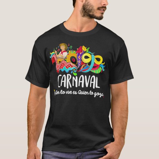 Carnaval de Barranquilla Marimonda T-Shirt (Vorderseite)