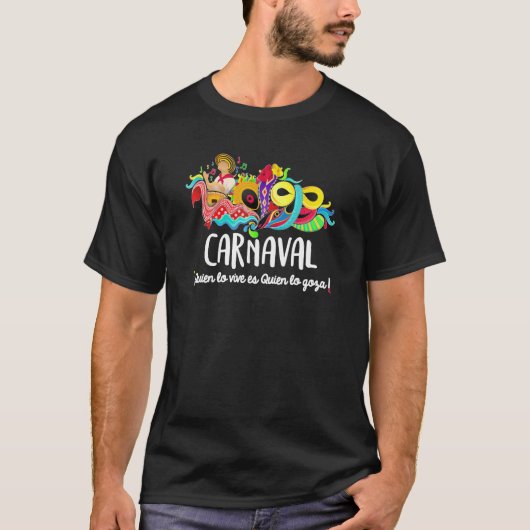 Carnaval de Barranquilla Marimonda T-Shirt (Vorderseite)