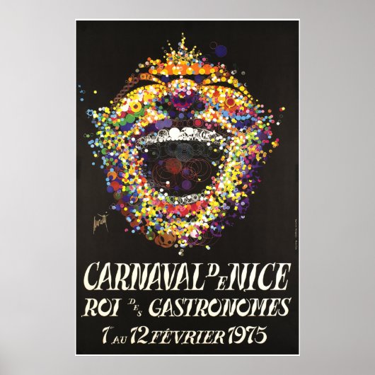Carnaval de Nice, Roi des gastronomisches, Poster (Vorne)