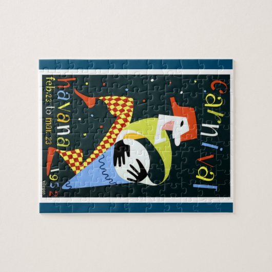 Carnaval Havana Vintag Kuba Puzzle (Horizontal)