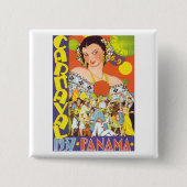 Carnaval in Panama Button (Vorderseite)