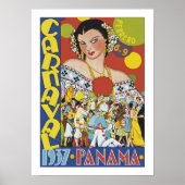Carnaval in Panama Poster (Vorne)