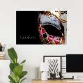 Carnaval - Italien - Maske Poster (Heimbüro)