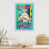 Carnaval ~ Panama ~ Vintage Travel Poster (Küche)