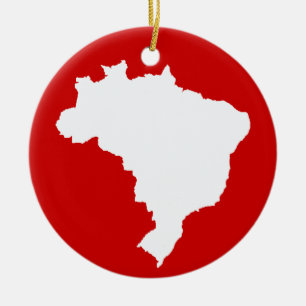 Carnaval Red Festive Brasilien: Emporio Moffa Keramik Ornament