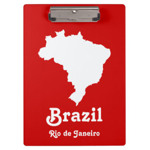 Carnaval Red Festive Brasilien: Emporio Moffa Klemmbrett