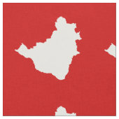 Carnaval Red Festive Brasilien Stoff (Nahaufnahme)