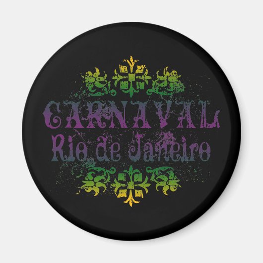 Carnaval Rio de Janeiro Magnet (Vorne)