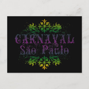 Carnaval Sao Paulo Postkarte