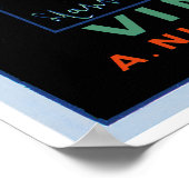 "Carnaval" Vinho do Porto Poster (Ecke)