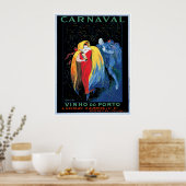 "Carnaval" Vinho do Porto Poster (Küche)