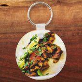 Carne Asada Tacos Schlüsselanhänger (Vorderseite)