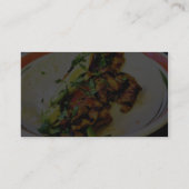 Carne Asada Tacos Visitenkarte (Rückseite)