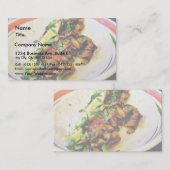 Carne Asada Tacos Visitenkarte (Vorne/Hinten)