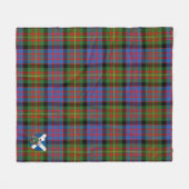 Carnegie Ancient Kariert Fleecedecke (Vorderseite (Horizontal))