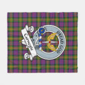 Carnegie Clan Abzeichen Tartan Kariert Fleecedecke (Vorderseite (Horizontal))