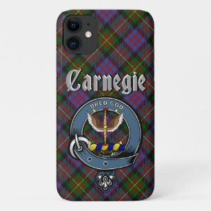 Carnegie Clan Abzeichen & Tartan Phone Case