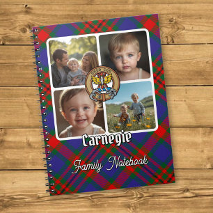 Carnegie-Familien-Fotocollage Notizblock