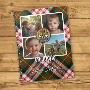Carnegie-Familien-Fotocollage Notizblock