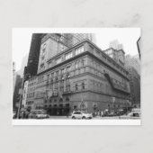 Carnegie Hall Postkarte (Vorderseite)