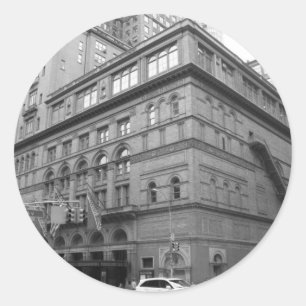 Carnegie Hall Runder Aufkleber