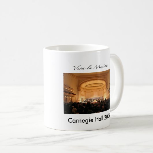 Carnegie Hall Tasse 2009 (VorderseiteRechts)