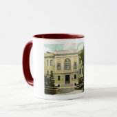 Carnegie Library, Yonkers, NY 1906 Vintag Tasse (Vorderseite Links)