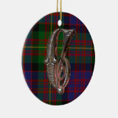 Carnegie Pläd Monogram ornament (Rechts)