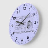 Carnegie Steel for Wheels, Rail and Rail Joint Große Wanduhr (Winkel)