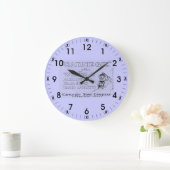 Carnegie Steel for Wheels, Rail and Rail Joint Große Wanduhr (Zuhause)