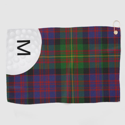 Carnegietartan-kariertes Golf-Tuch Golfhandtuch (Horizontal)