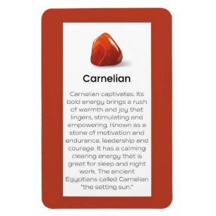 Carnelian Crystal Meaning Juwelier Magnet Sign