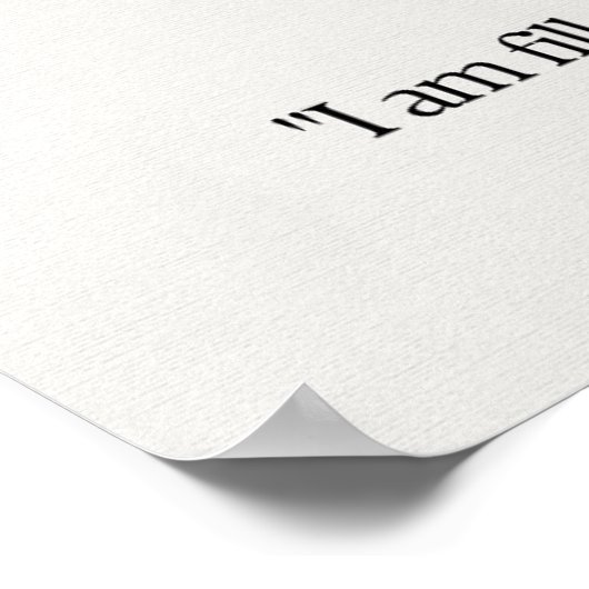 Carnelian Gem Crystal Meaning Card Poster (Ecke)