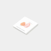 Carnelian & Rhodochrosite Affirmation Style 2 Post-it Klebezettel (angewinkelt)