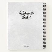 Carnet à spirale anpassbar // Crocus Notizblock (Rückseite)