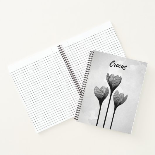 Carnet à spirale anpassbar // Crocus Notizblock (Innenseite)