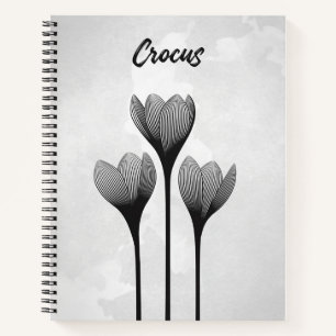 Carnet à spirale anpassbar // Crocus Notizblock