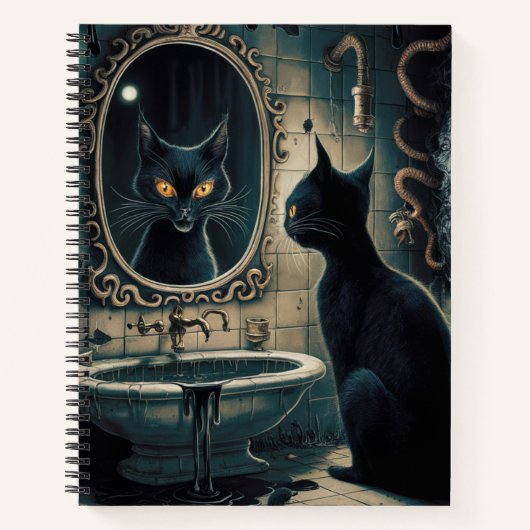 Carnet Black Cat 02 Notizblock (Vorderseite)